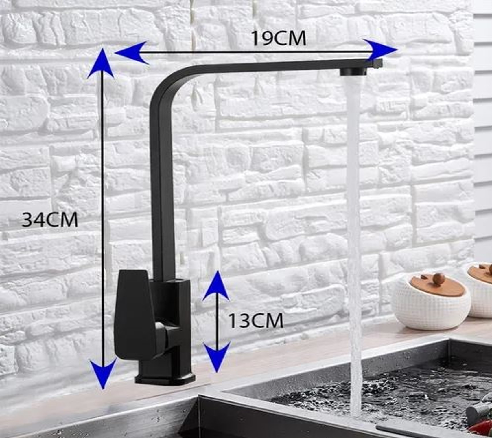 Mezcladora Grifo Monomando Fregadero Llave Tarja Cocina