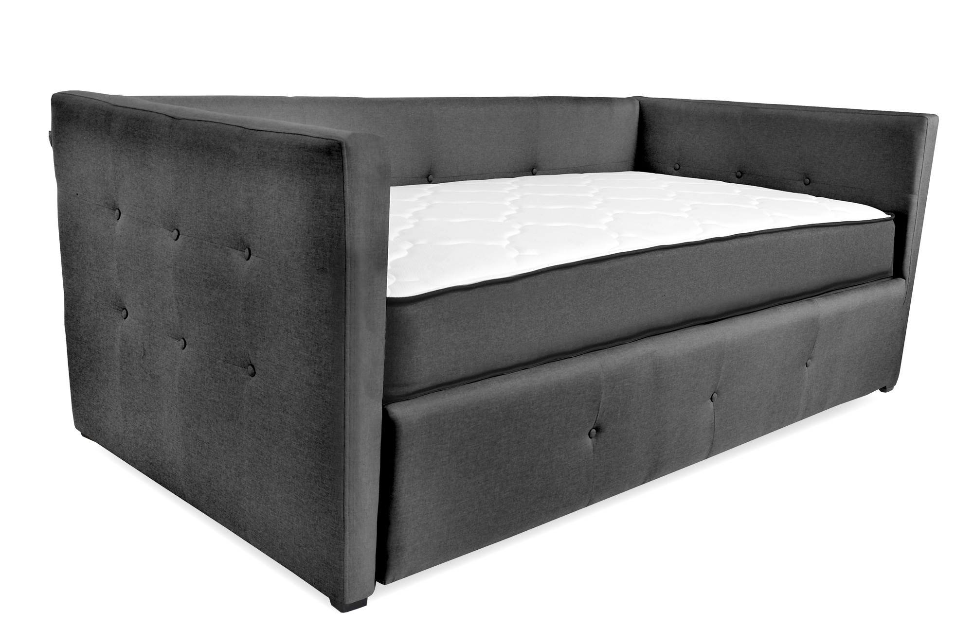 Stark Cama Doble Incluye 2 Colchones Individual Lino Gris Oxford. El envío cubre un 80% de Territorio Nacional