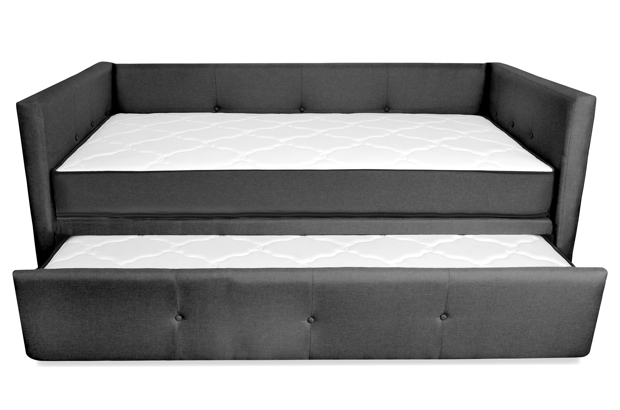 Stark Cama Doble Incluye 2 Colchones Individual Lino Gris Oxford. El envío cubre un 80% de Territorio Nacional