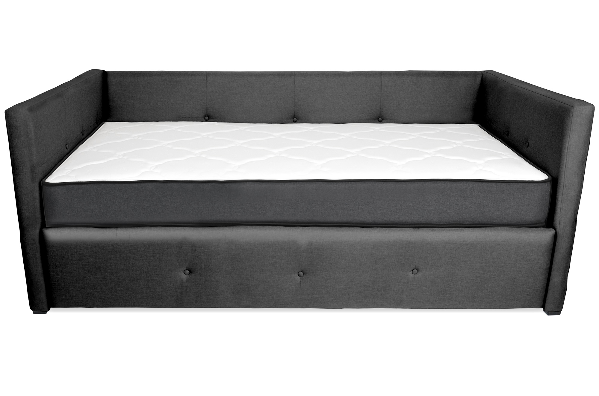 Stark Cama Doble Incluye 2 Colchones Individual Lino Gris Oxford. El envío cubre un 80% de Territorio Nacional