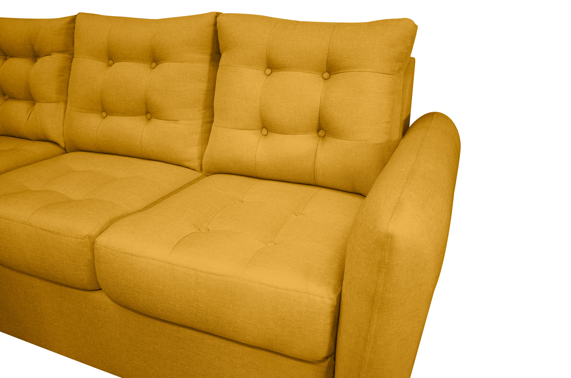 Astori Sala Esquinera Modular 3 Piezas Lino Mostaza. El envío cubre un 80% de Territorio Nacional