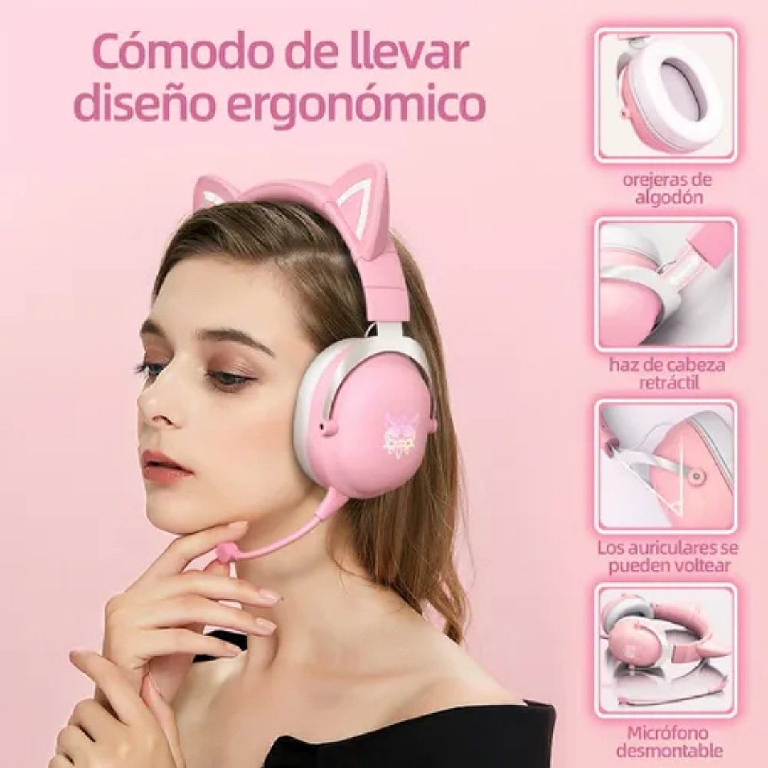 Audífonos Diadema Microfono Auriculares Gamer Para Xbox Ps4