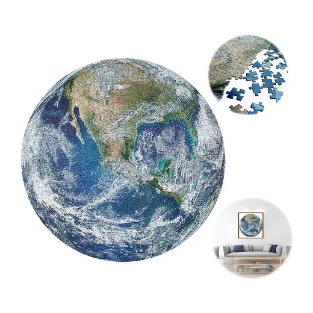 Rompecabezas De 1000 Piezas Sobre El Paisaje De Tierra