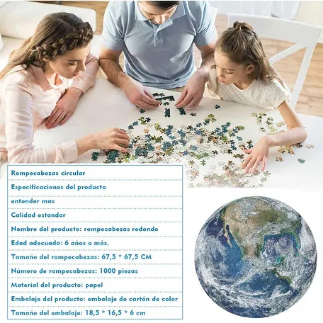 Rompecabezas De 1000 Piezas Sobre El Paisaje De Tierra
