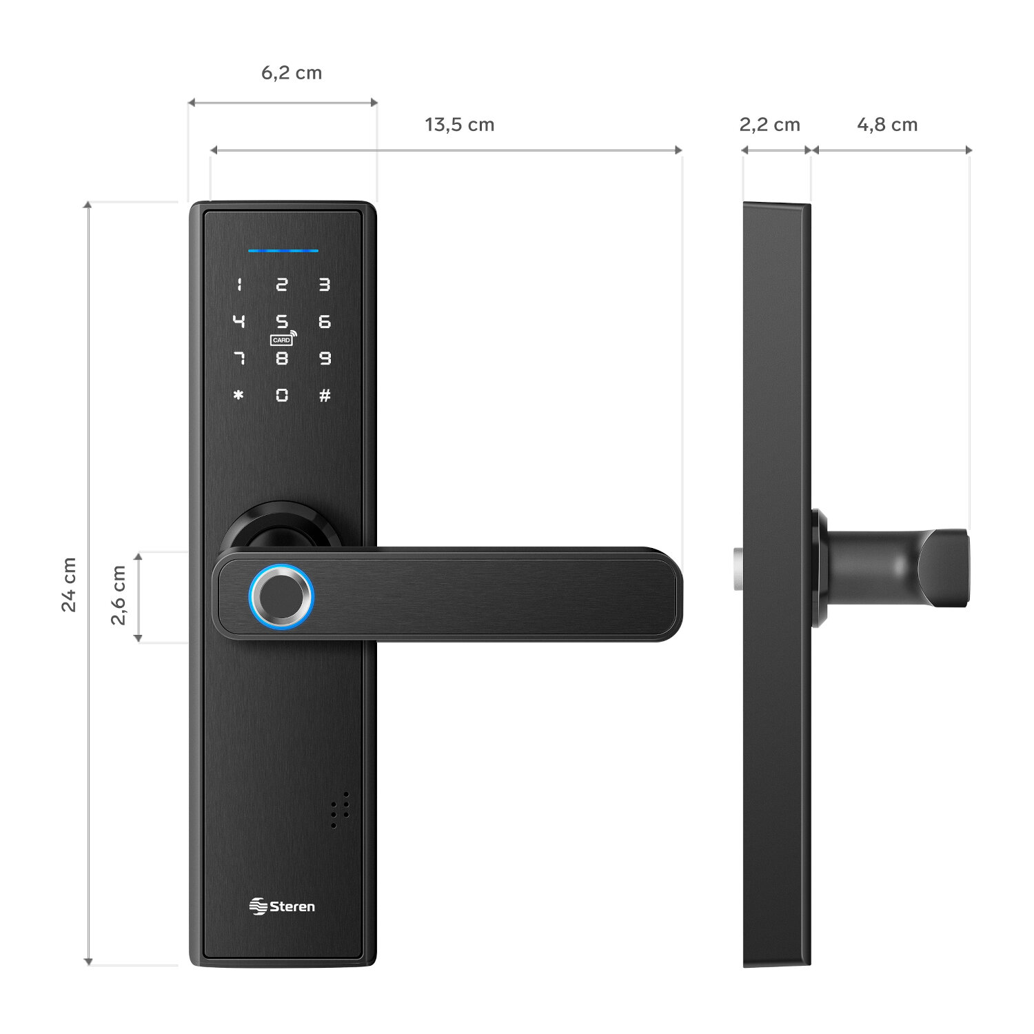 Cerradura digital Wi-Fi* de seguridad Lock-500
