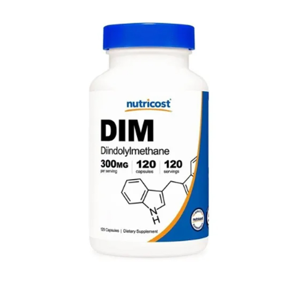 DIM 300mg Nutricost + Bioperina 5mg con 120 capsulas