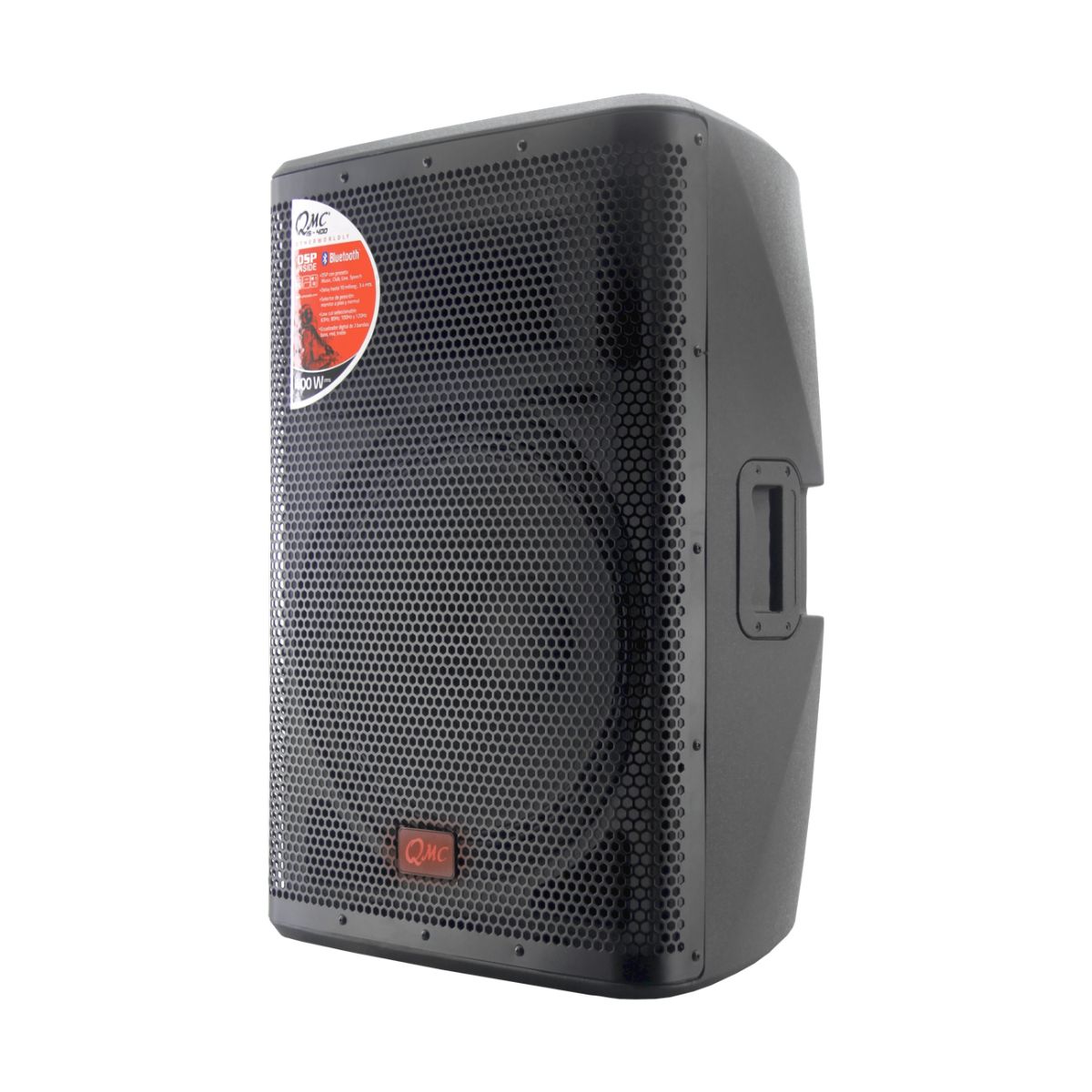Bafle Amplificado Qmc Qmc 15-400 15 Pulgadas Con Bluetooth