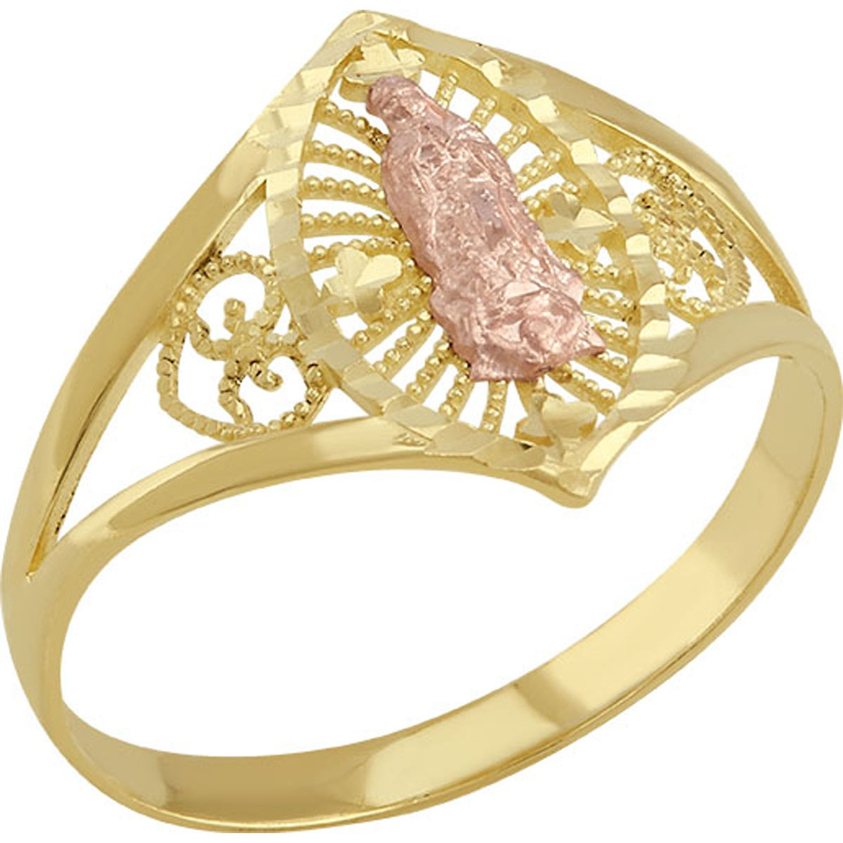 Anillos de oro de online la virgen de guadalupe