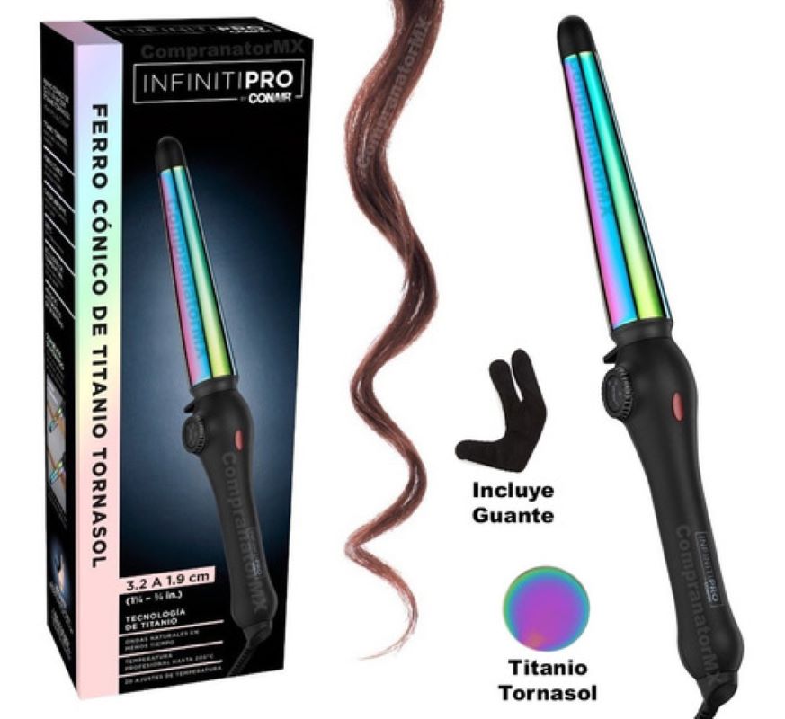 Ferro INFINITIPRO Conair CD353ES de Titanio 