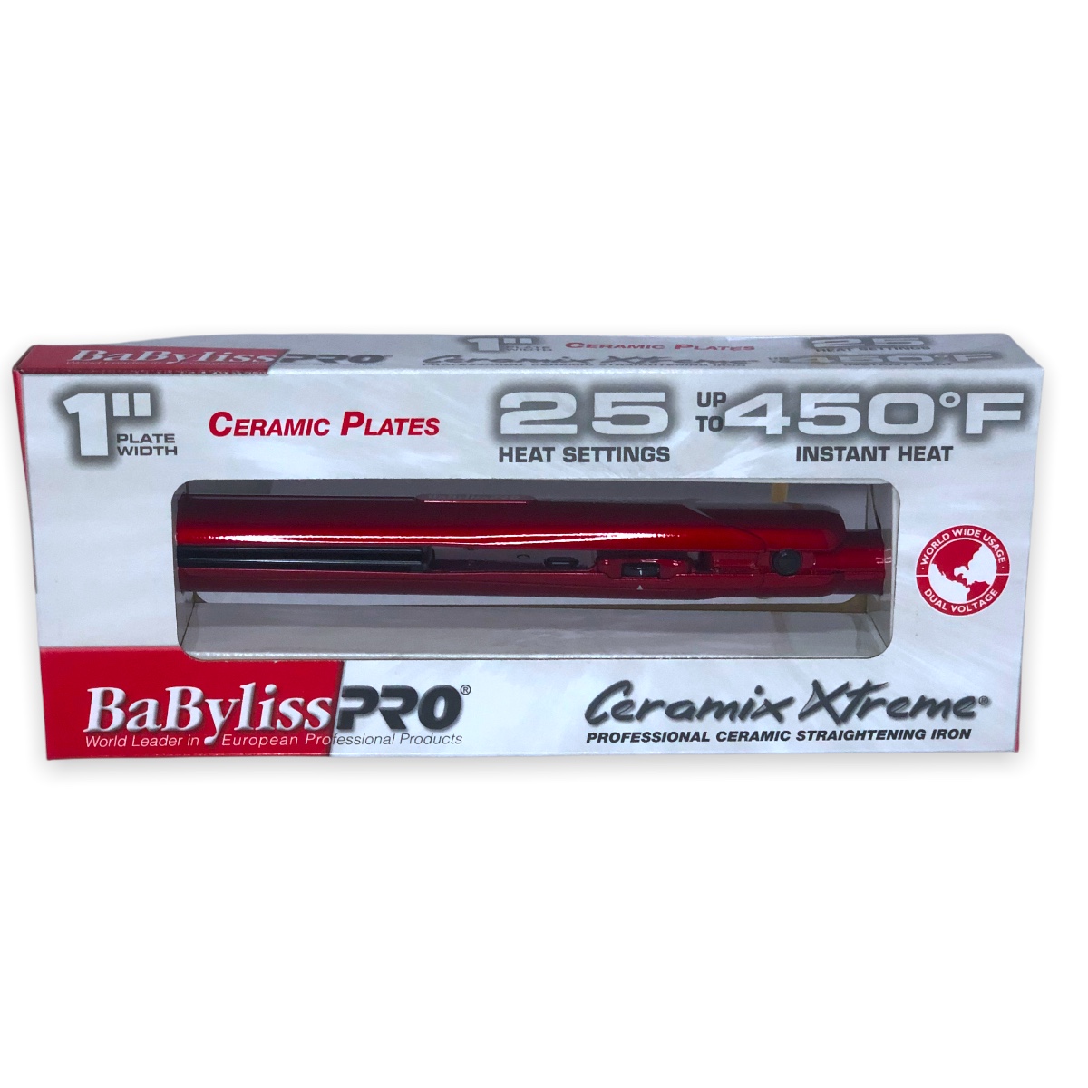 Plancha babyliss pro online titanium roja