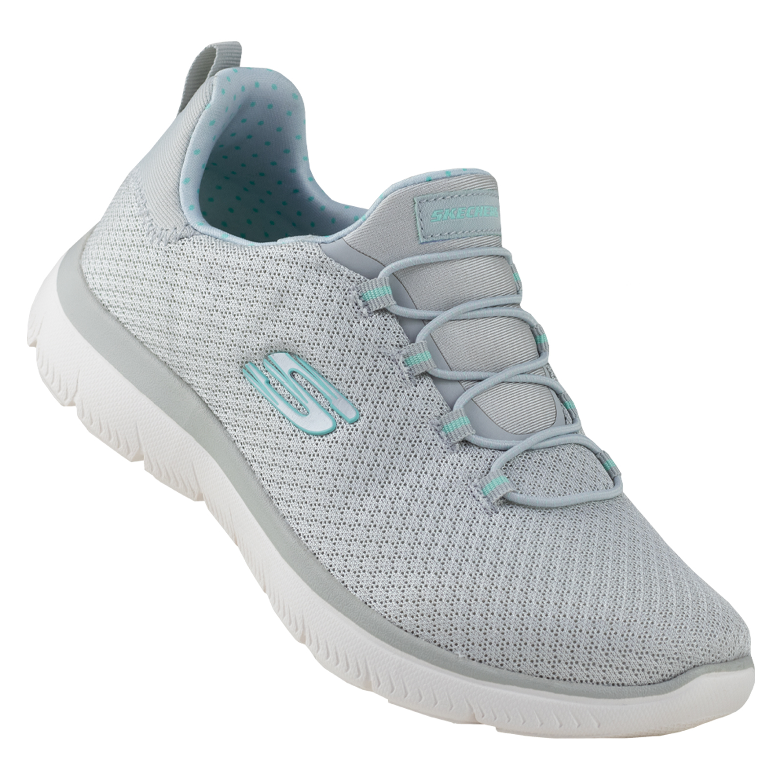 TENIS SKECHERS SUMMITS SPORT 149149 GRIS MENTA 100% ORIGINAL