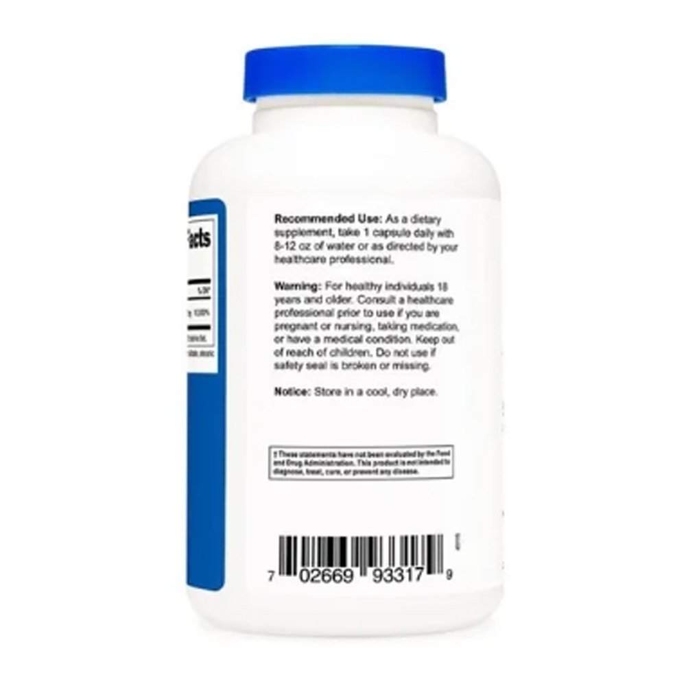 Vitamina B5 500mg Nutricost Acido Pantotenico 240 capsulas Vitaminas 