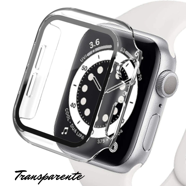 Case para Apple Watch Iwatch Carcasa de 44mm / 45mm con Protector de Pantalla Cristal Templado HD