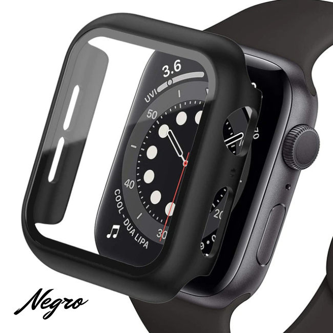 Case para Apple Watch Iwatch Carcasa de 44mm / 45mm con Protector de Pantalla Cristal Templado HD