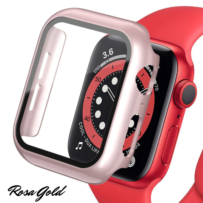 Case para Apple Watch Iwatch Carcasa de 44mm / 45mm con Protector de Pantalla Cristal Templado HD