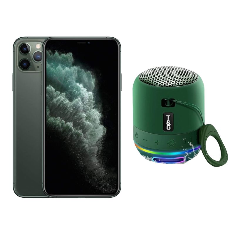 iPhone 11 Pro 256GB Verde Reacondicionado Grado A + Mini Bocina 