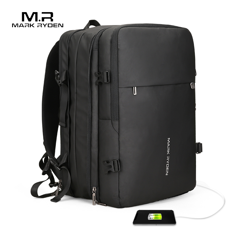 Mochila Mark Ryden para Viaje/Negocios. Para laptop de 15.6". Puerto de carga USB. Bolsillo antirrobo. Modelo 8057