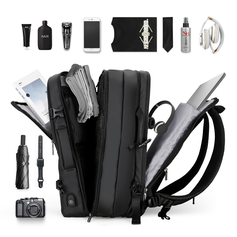 Mochila Mark Ryden para Viaje/Negocios. Para laptop de 15.6". Puerto de carga USB. Bolsillo antirrobo. Modelo 8057