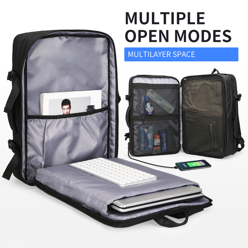 Mochila Mark Ryden para Viaje/Negocios. Para laptop de 15.6". Puerto de carga USB. Bolsillo antirrobo. Modelo 8057