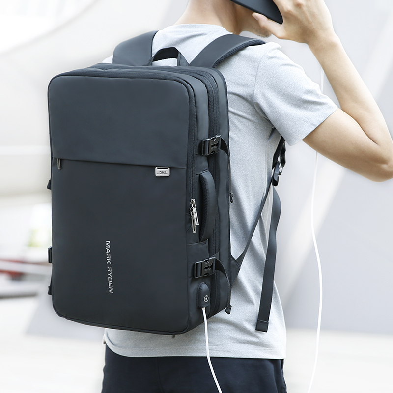 Mochila Mark Ryden para Viaje/Negocios. Para laptop de 15.6". Puerto de carga USB. Bolsillo antirrobo. Modelo 8057