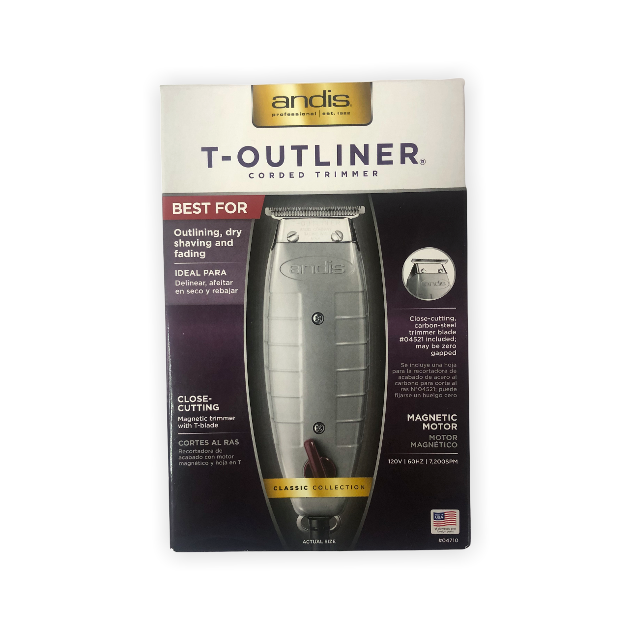 Terminadora Recortadora Andis Profesional T-outliner 