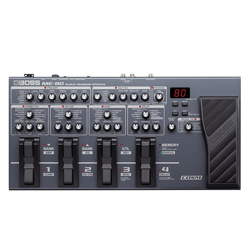 Multiefectos Boss ME-80 p/guitarra