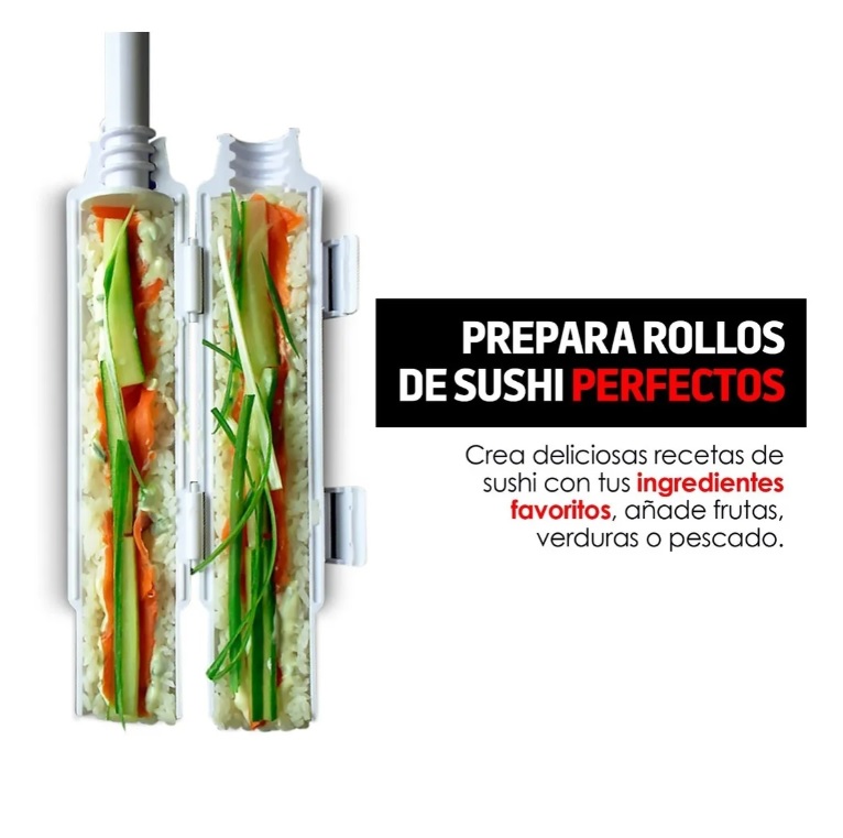 Sushi Bazooka Perfect Sushi Rollo Molde maker japoneses cocina