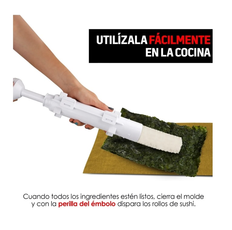 Sushi Bazooka Perfect Sushi Rollo Molde maker japoneses cocina
