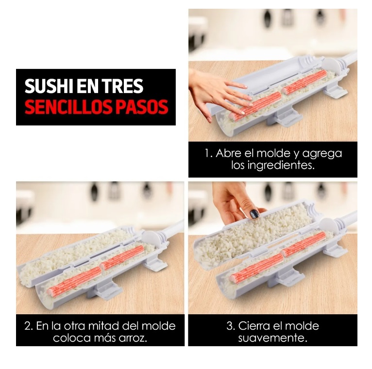 Sushi Bazooka Perfect Sushi Rollo Molde maker japoneses cocina
