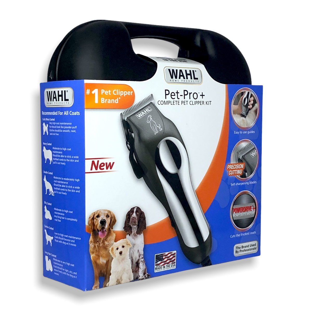 Maquina Wahl Cortapelo Todo Tipo De Pelo Perros Pet-pro+ Kit 