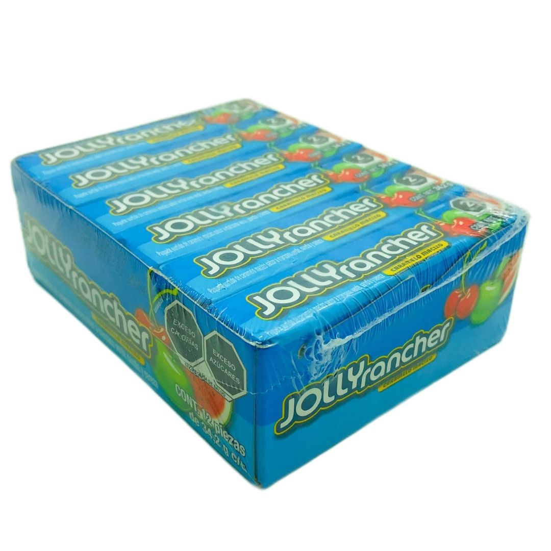 Jolly Rancher Caramelo Macizo Caja Con 12 Tubitos
