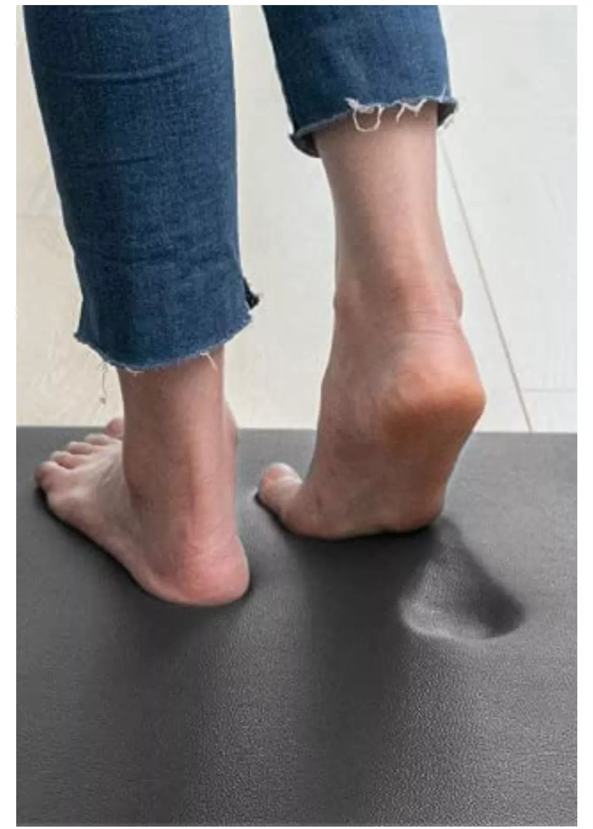 Tapete Anti Fatiga Descanso Cocina Cajeros Estilistas 44x70 Liso Negro