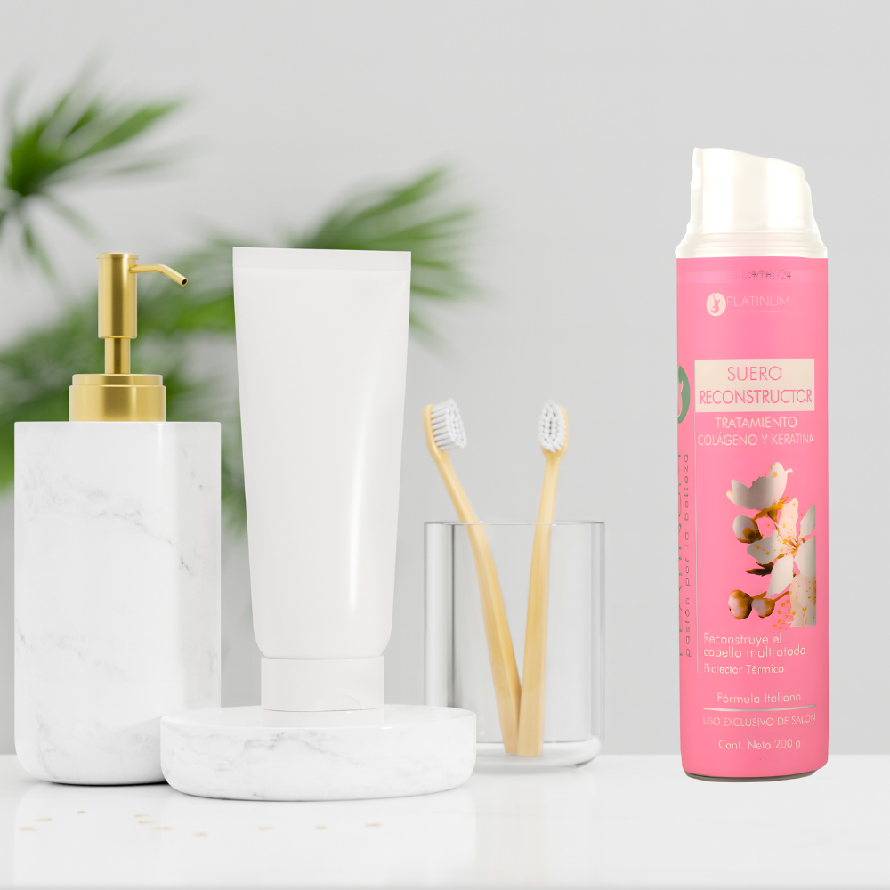 Tratamiento Platinum Suero Reconstructor Colágeno Keratina