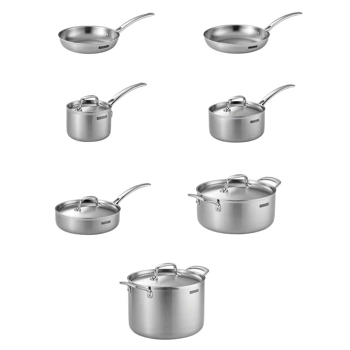 Batería de Cocina De 12 Piezas Acero Tramontina 1596023 CST