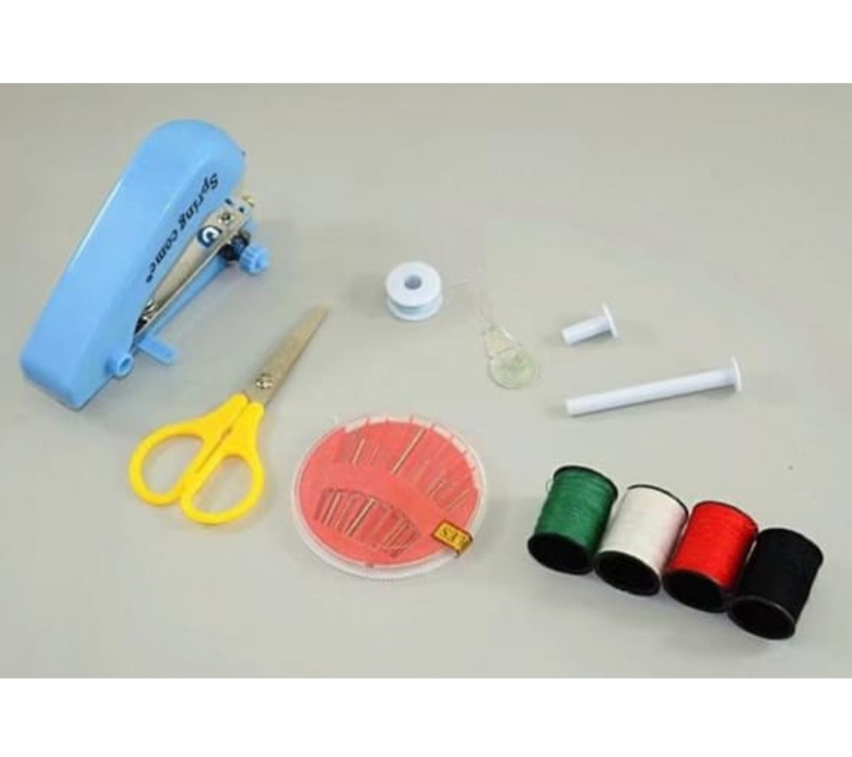 Mini Maquina De Coser Portatil Kit De Costura Bolsillo Hogar