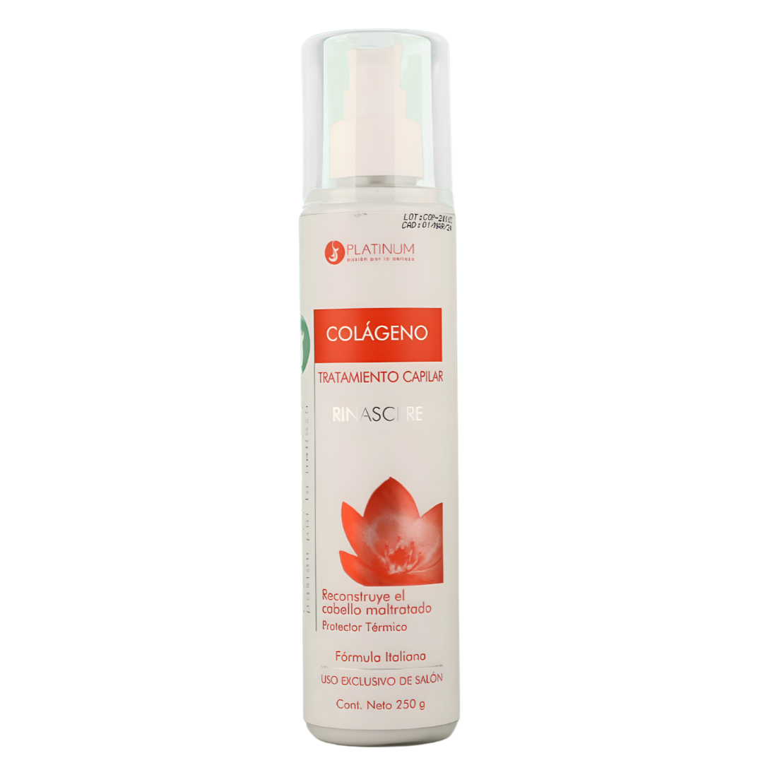 Tratamiento Reconstructor Platinum Rinascere Con Colágeno