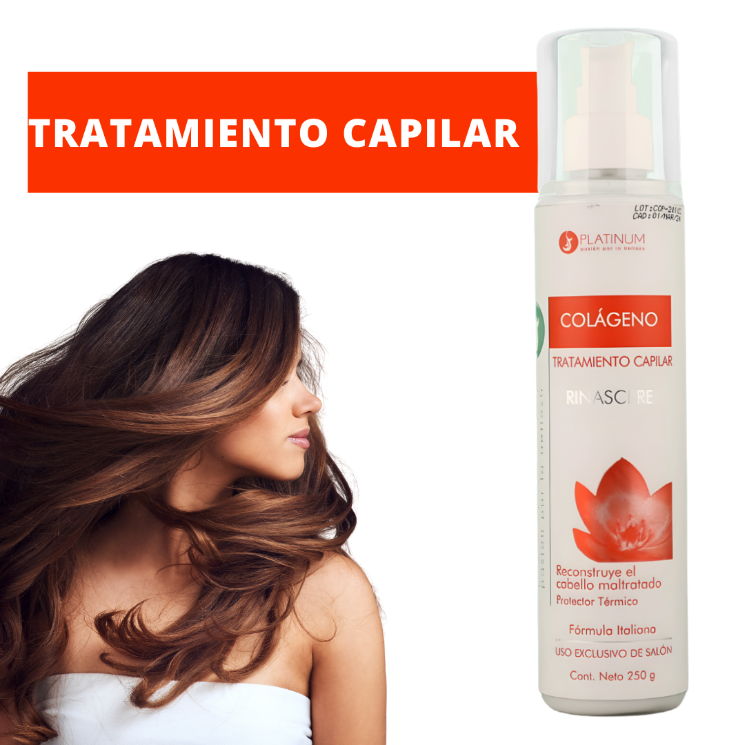 Tratamiento Reconstructor Platinum Rinascere Con Colágeno