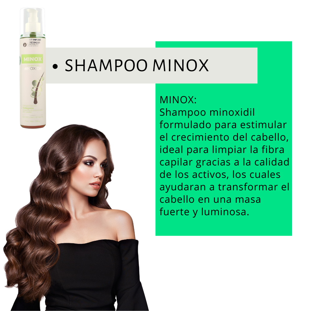 Shampoo Platinum Fomenta El Crecimiento Capilar Con Colageno