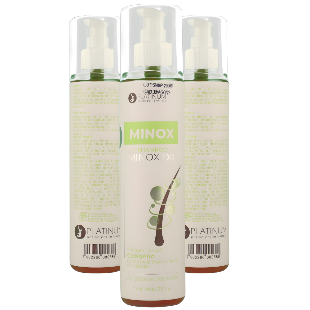 Shampoo Platinum Fomenta El Crecimiento Capilar Con Colageno