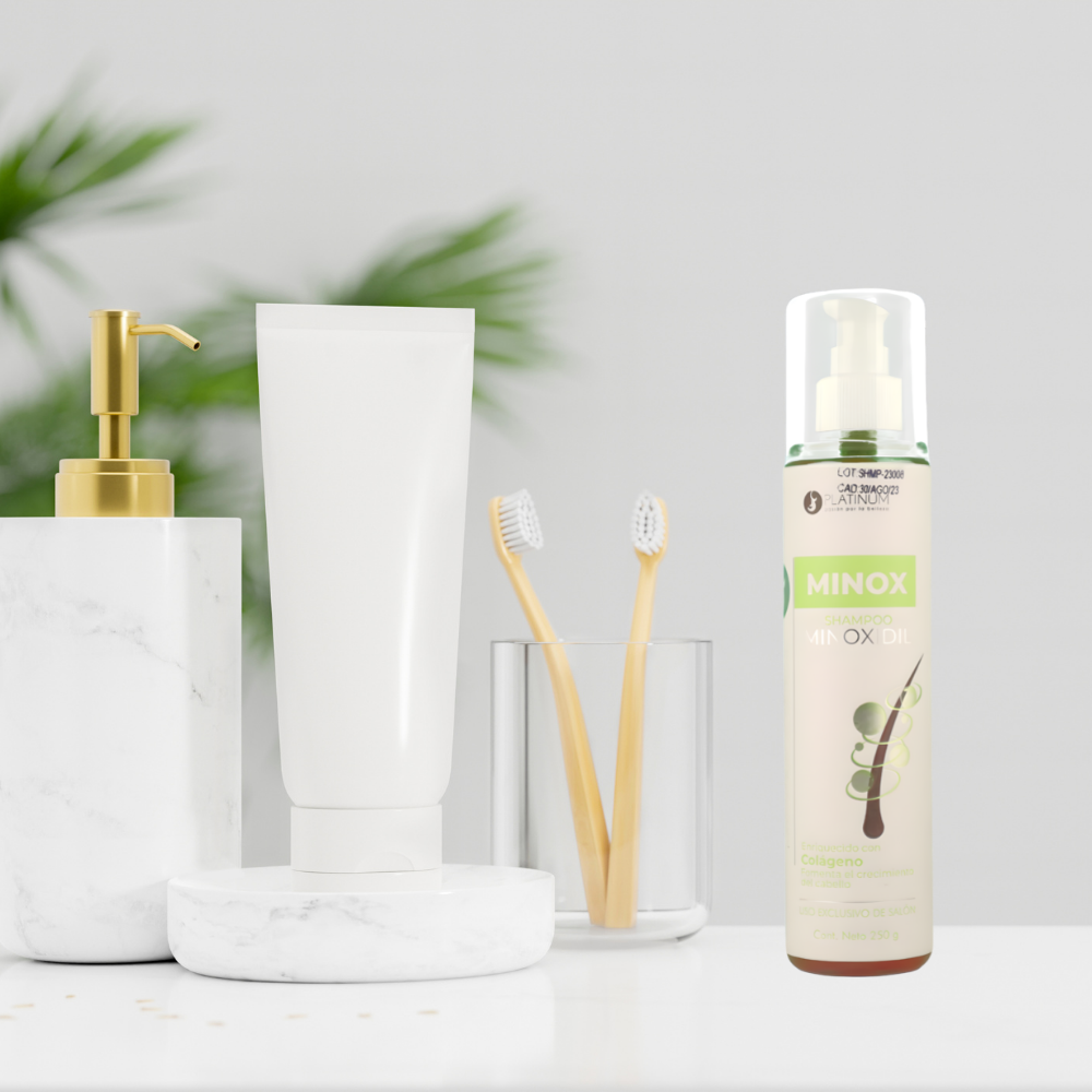 Shampoo Platinum Fomenta El Crecimiento Capilar Con Colageno