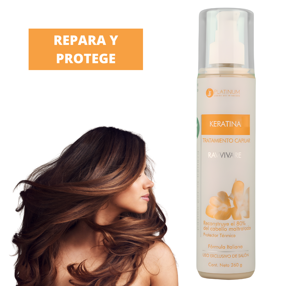 Tratamiento Reparador Capilar Platinum Keratina Protector