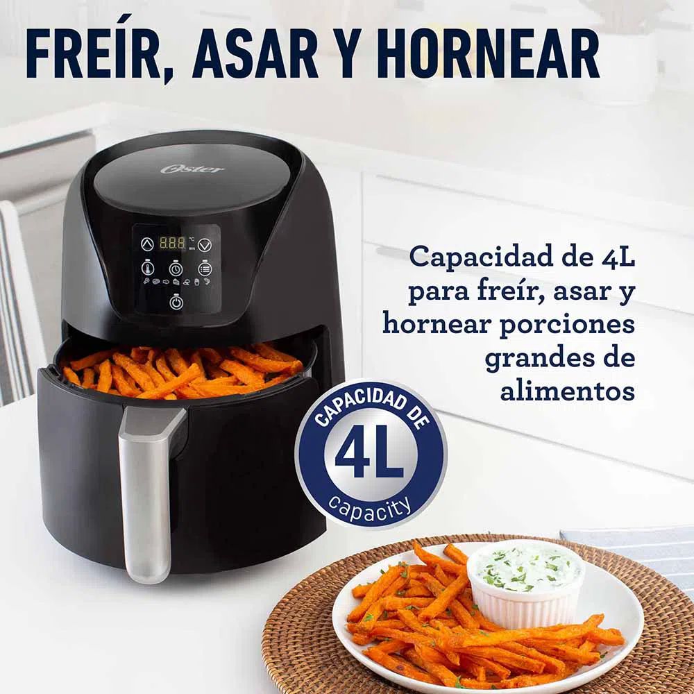 FREIDORA DE AIRE DIGITAL 4 LITROS OSTER MODELO 2129371