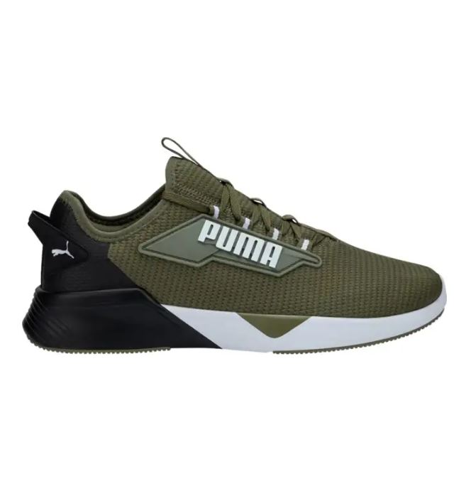 Tenis Deportivo Correr Puma 7602 Verde Olivo Original 