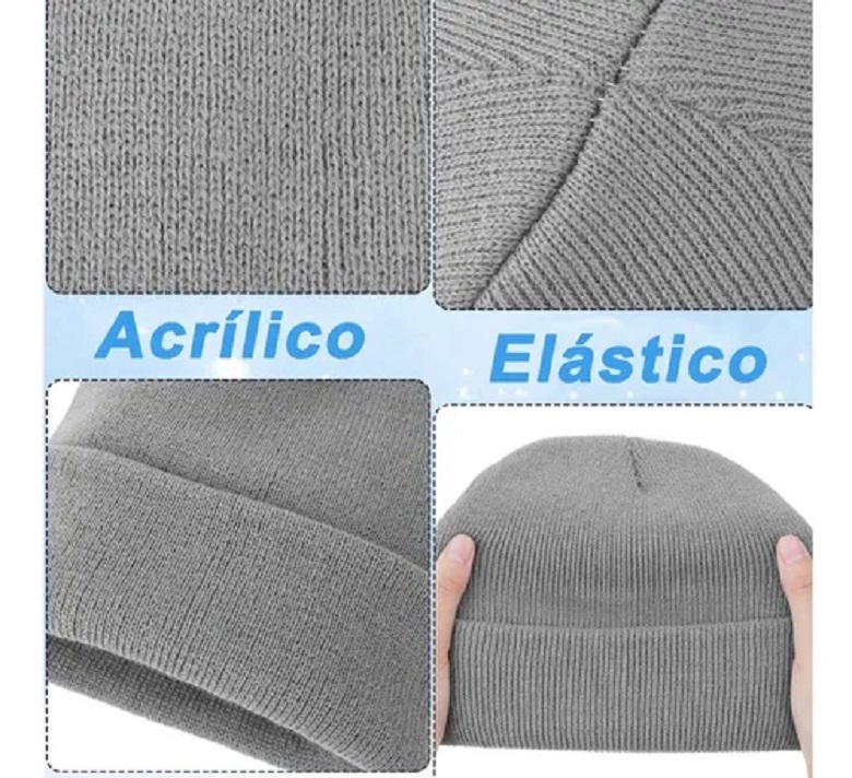 4 Piezas gorro Bonete Beanie Gorra Skate Hipster