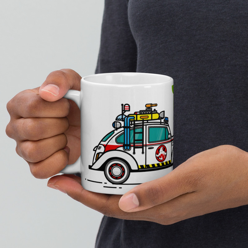 BOX Taza, Portavasos y llavero Cazafantasmas Escarabajo vw. Vocho