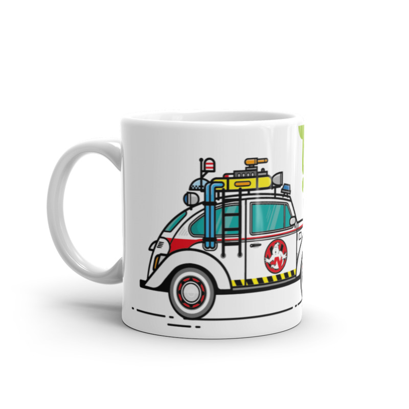 BOX Taza, Portavasos y llavero Cazafantasmas Escarabajo vw. Vocho