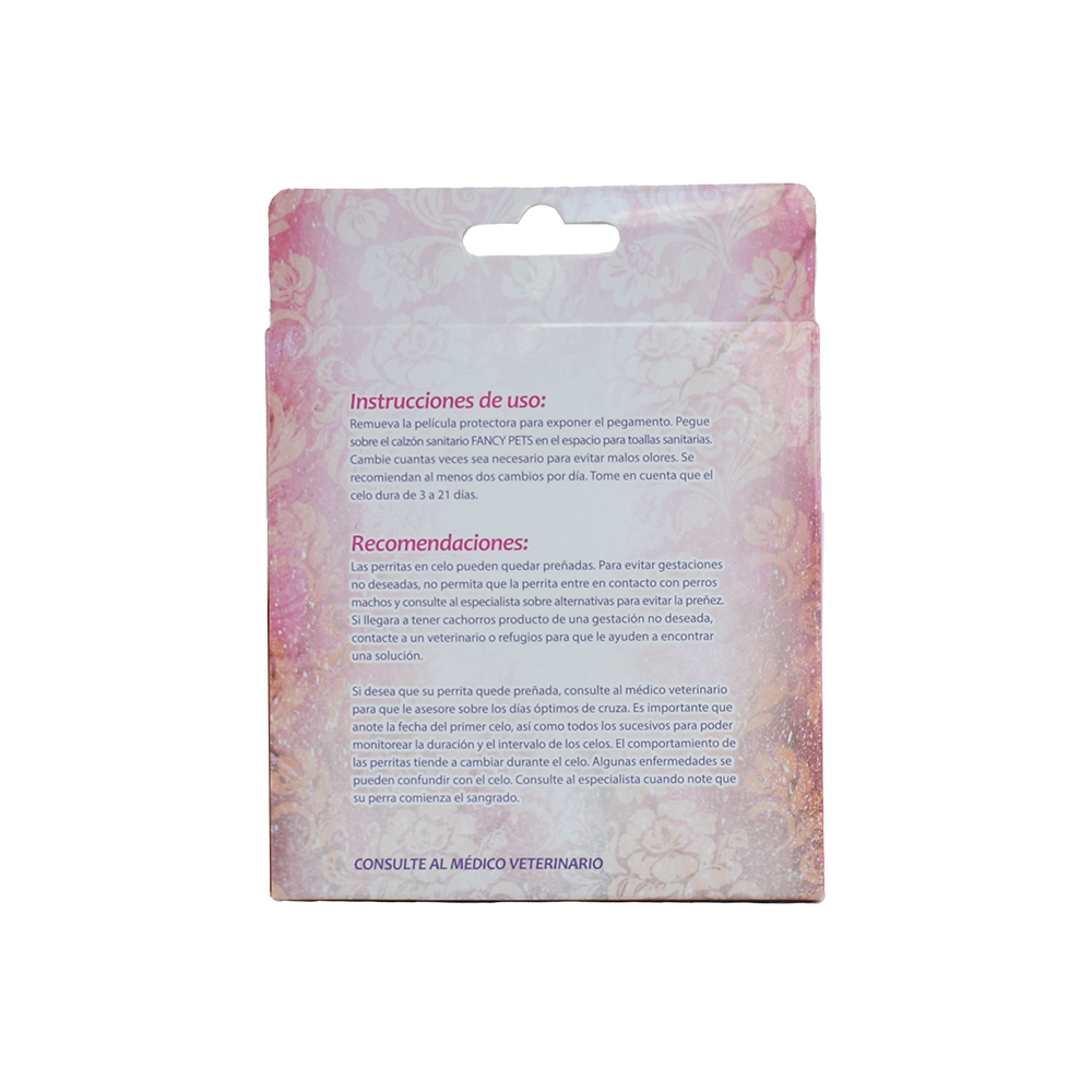 Toallas Sanitarias Para Perrita En Celo Tamaño Grand 20 Pzas