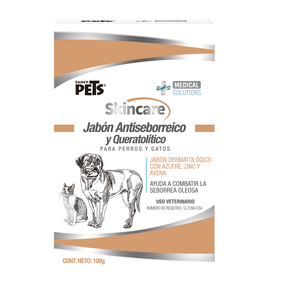 Jabon Antiseborreico Queratolitico Medical Solutions perros 