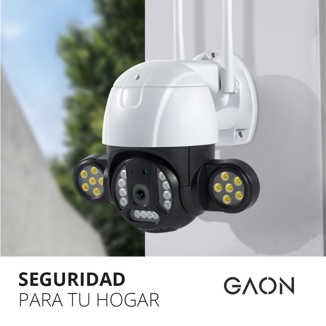 Camara De Seguridad IP Wifi de Vigilancia Con Microfono Y Luz