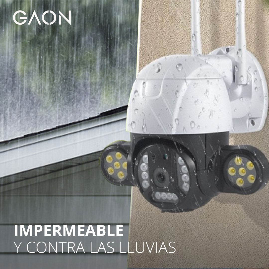 Camara De Seguridad IP Wifi de Vigilancia Con Microfono Y Luz